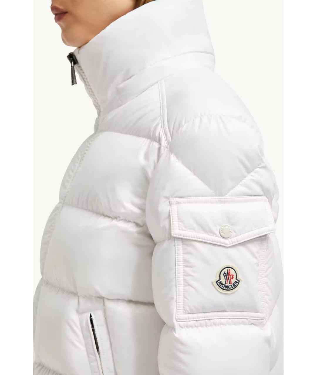 MONCLER Белый пуховик, фото 6