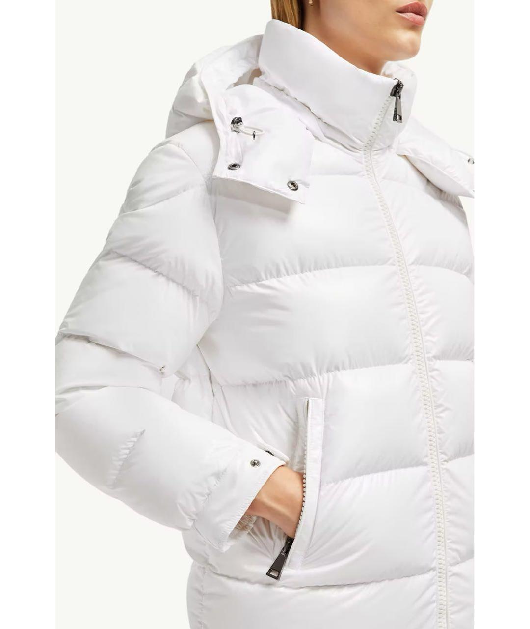 MONCLER Белый пуховик, фото 4