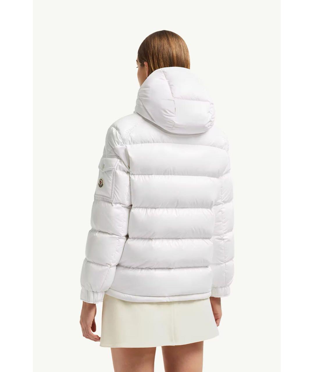 MONCLER Белый пуховик, фото 3