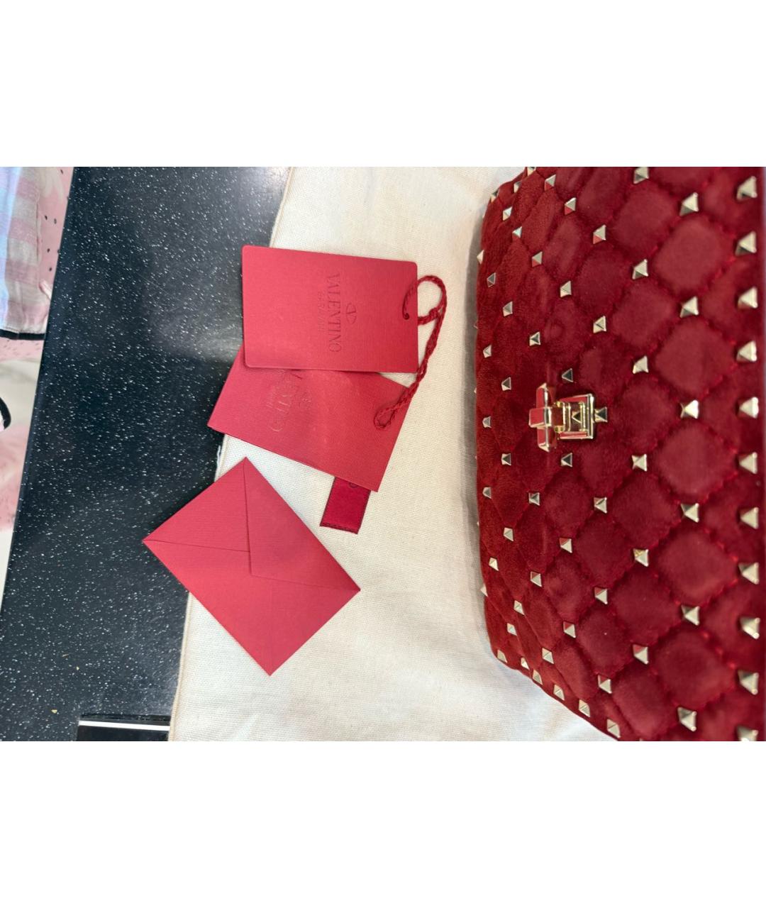 VALENTINO Бордовая сумка через плечо, фото 7