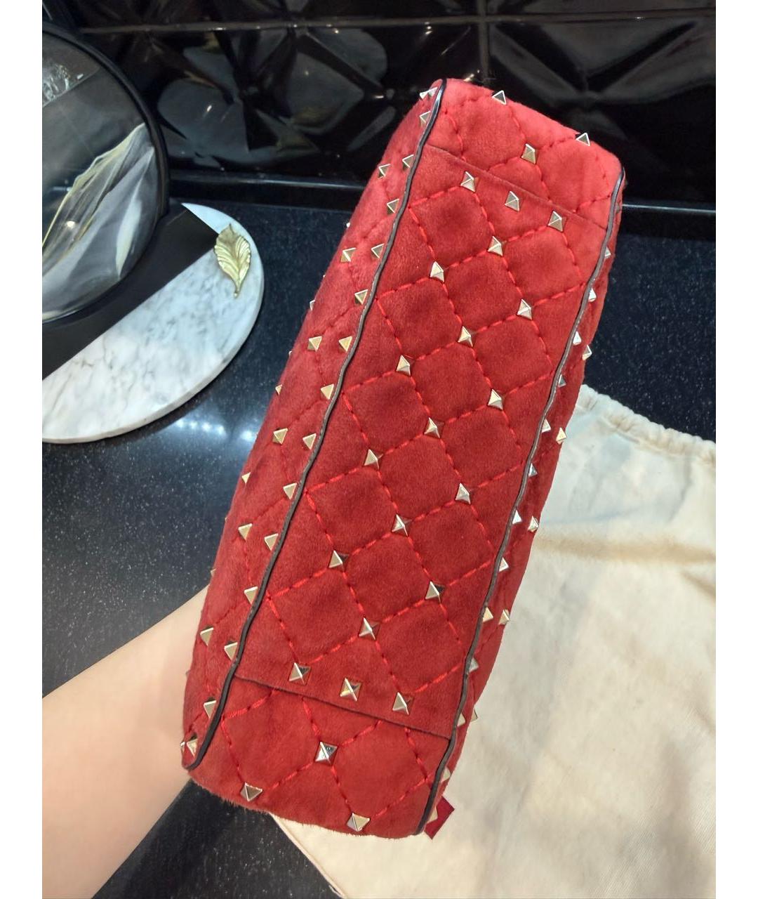 VALENTINO Бордовая сумка через плечо, фото 4