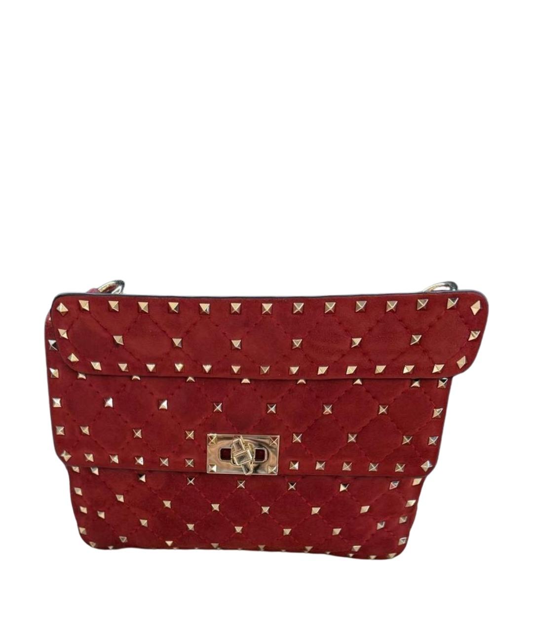 VALENTINO Бордовая сумка через плечо, фото 1