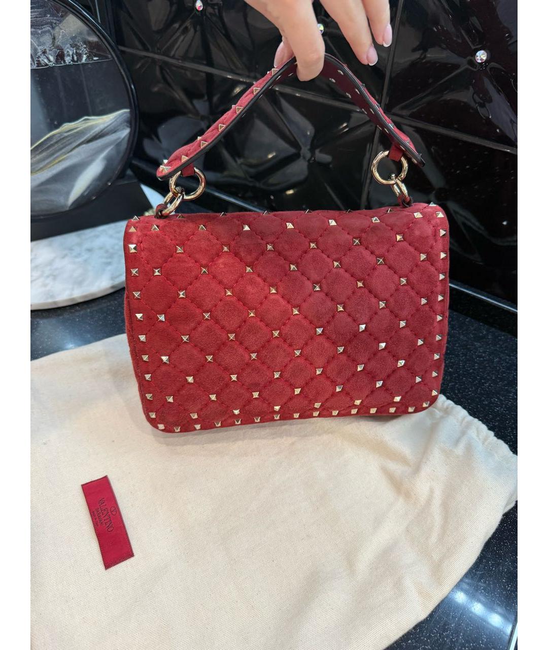 VALENTINO Бордовая сумка через плечо, фото 3