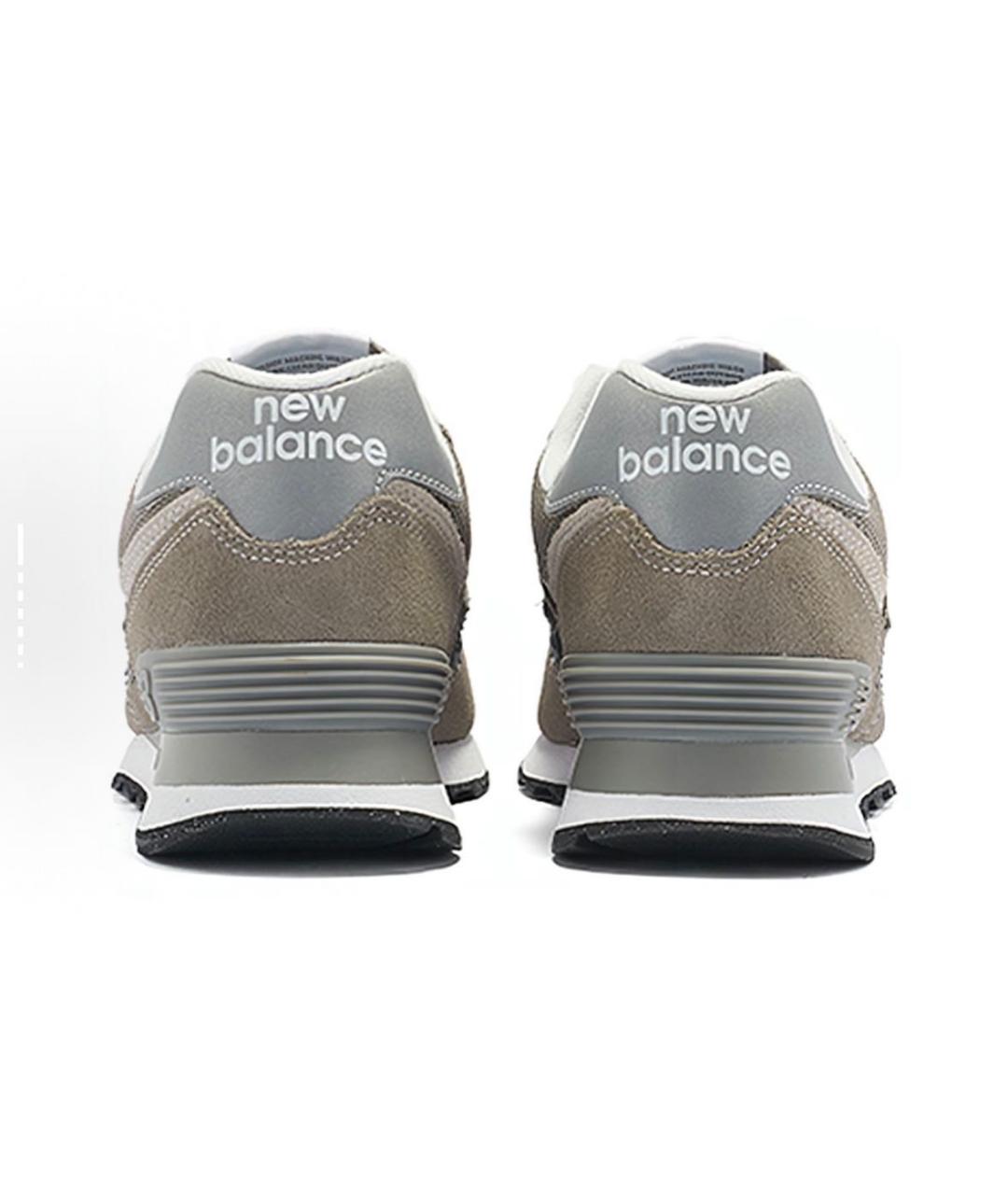 NEW BALANCE Бежевые замшевые кроссовки, фото 5