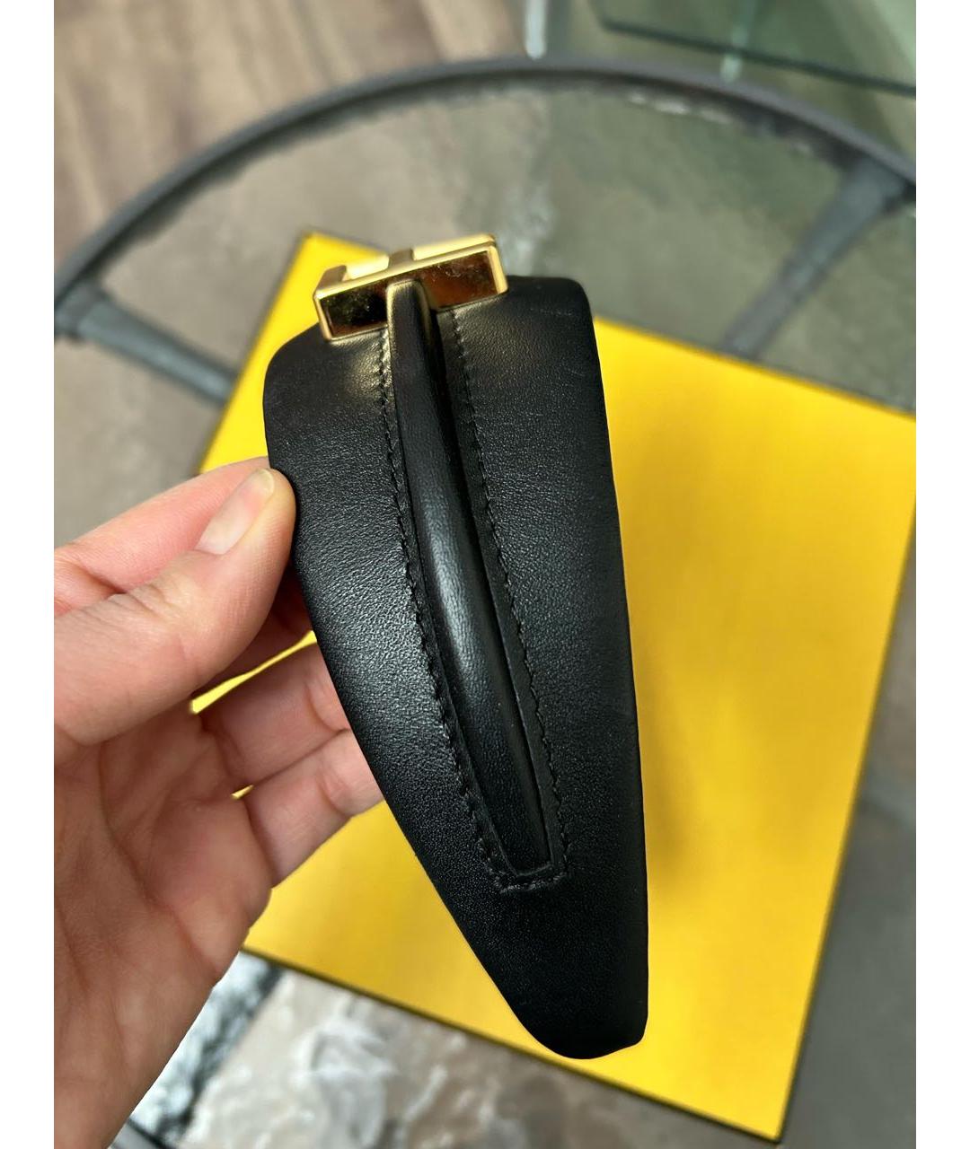 FENDI Черный ободок, фото 3