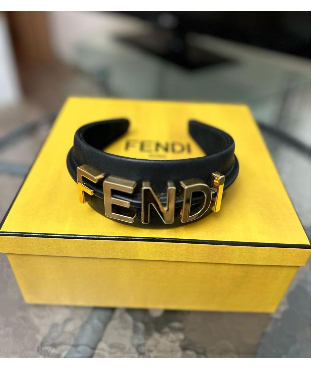 FENDI Черный ободок, фото 9