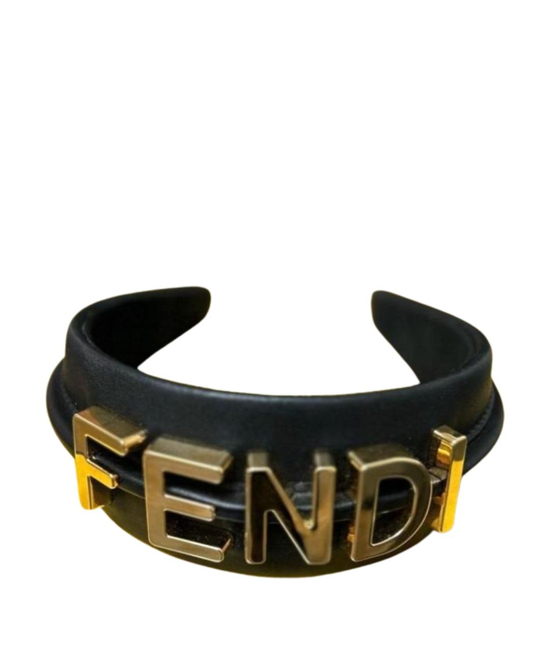 FENDI Черный ободок, фото 1
