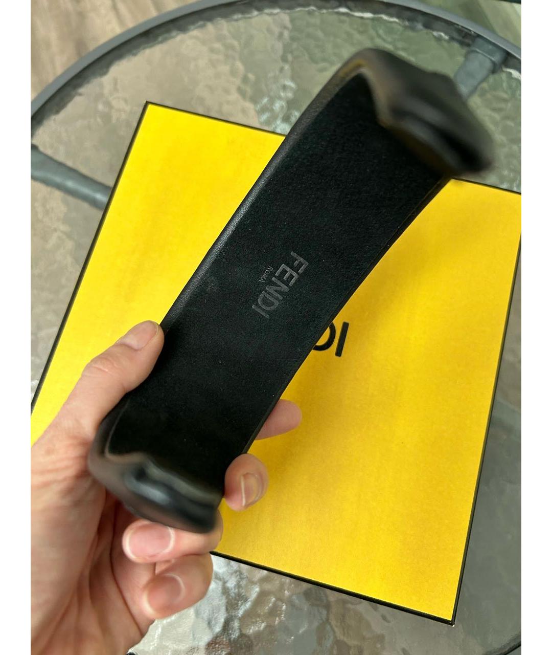 FENDI Черный ободок, фото 5