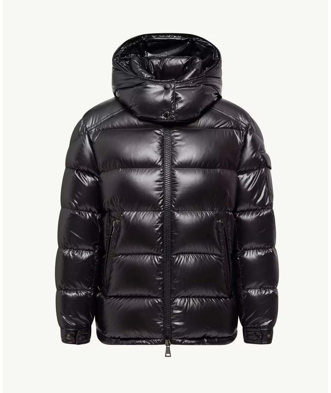 MONCLER Черный пуховик, фото 7