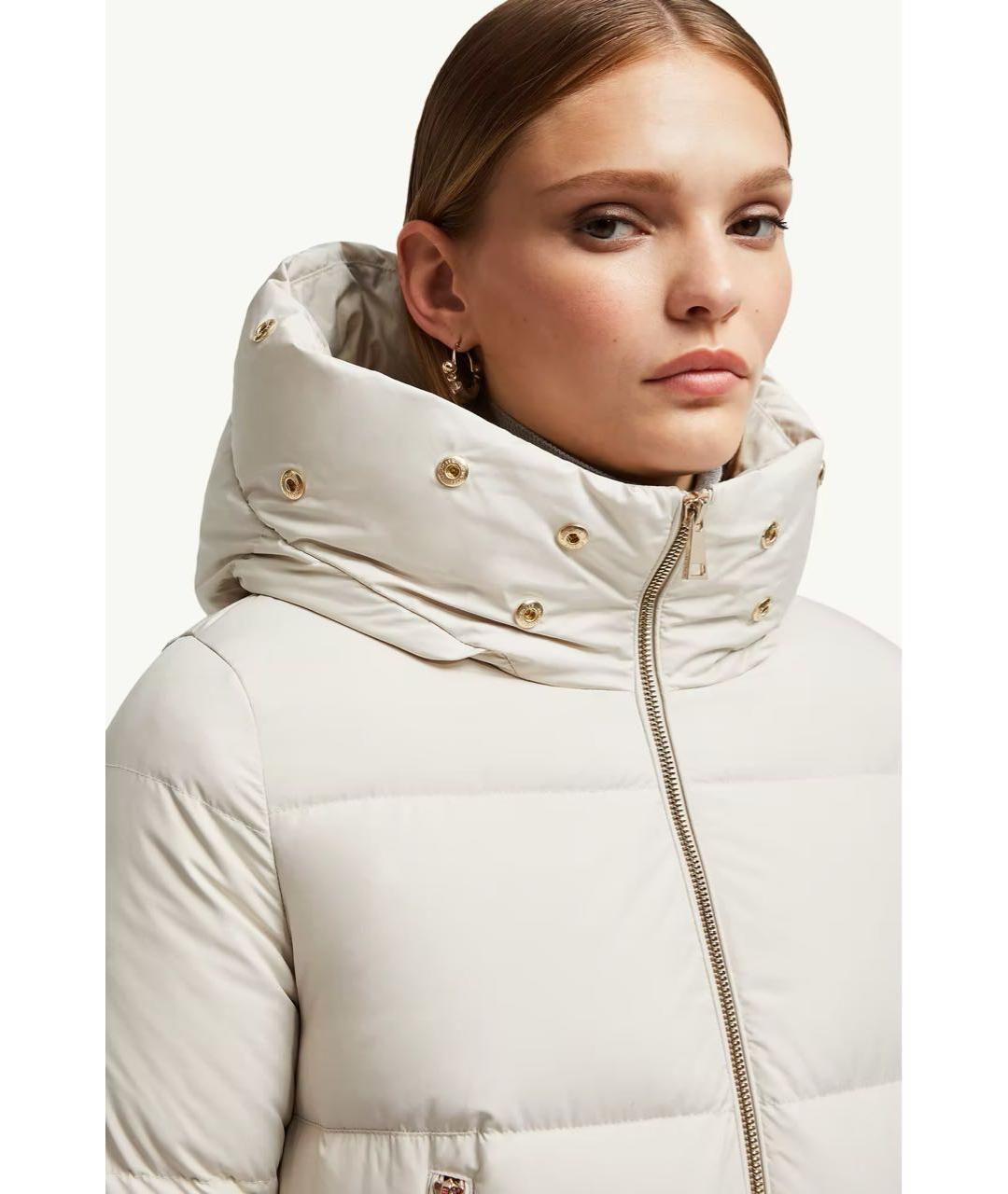 MONCLER Белый пуховик, фото 5