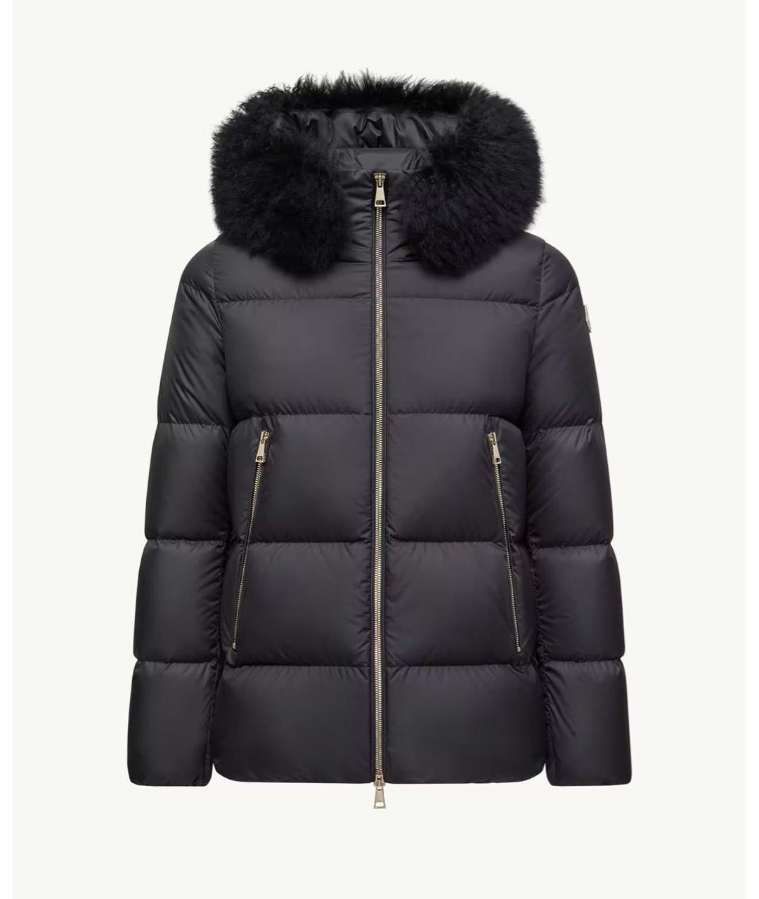 MONCLER Черный пуховик, фото 7