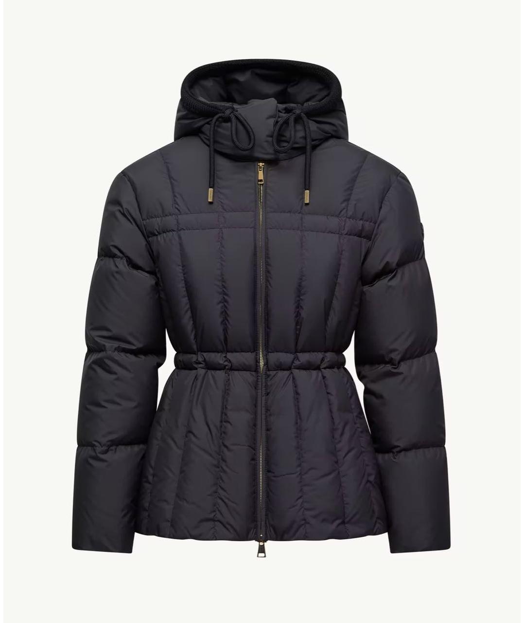 MONCLER Черный пуховик, фото 6