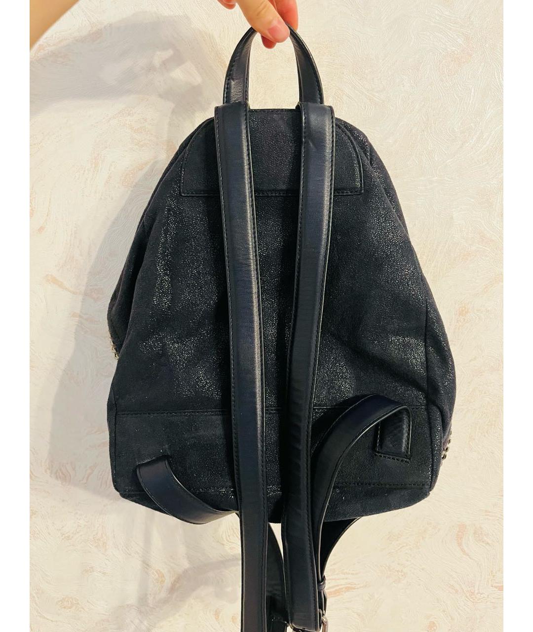 STELLA MCCARTNEY Темно-синий рюкзак из искусственной кожи, фото 3