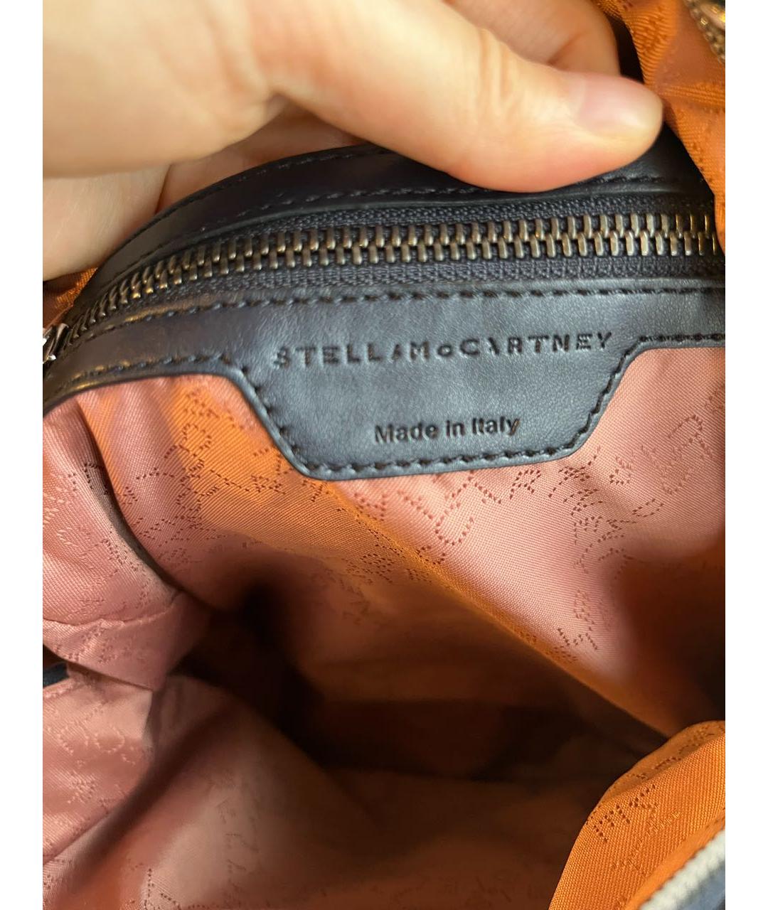 STELLA MCCARTNEY Темно-синий рюкзак из искусственной кожи, фото 5