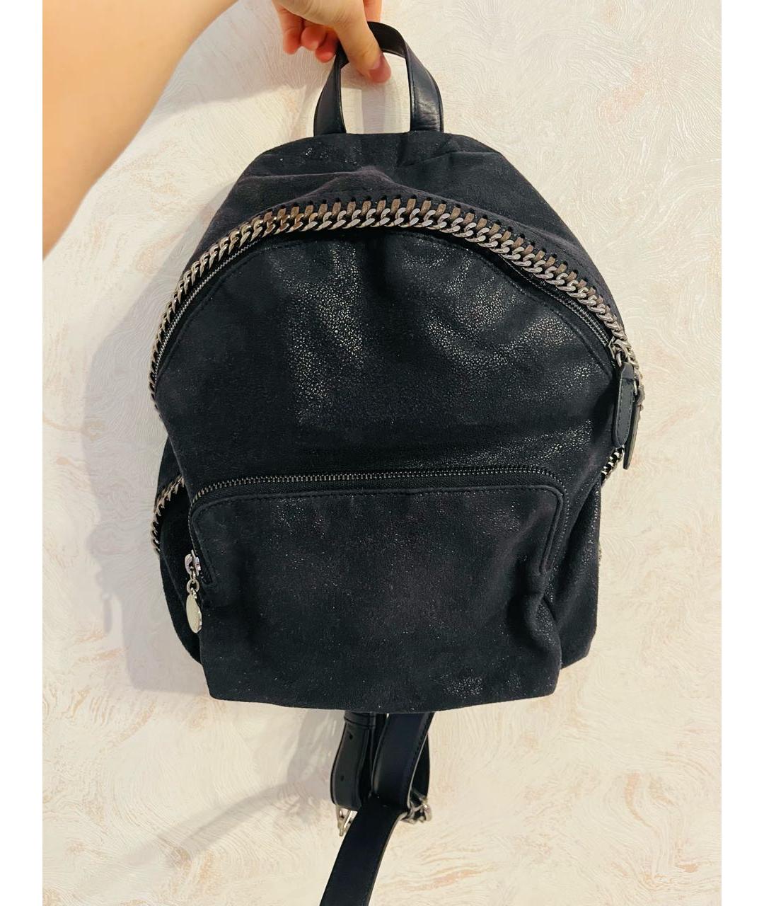 STELLA MCCARTNEY Темно-синий рюкзак из искусственной кожи, фото 2