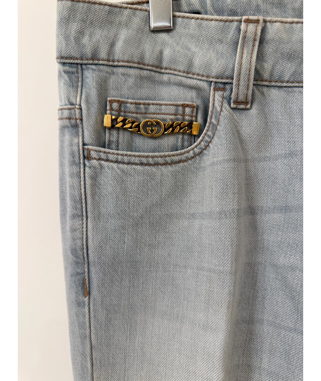 GUCCI Прямые джинсы, фото 4