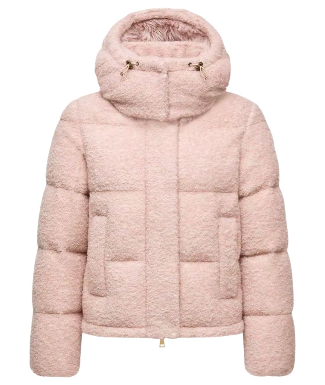 MONCLER Розовый пуховик, фото 1