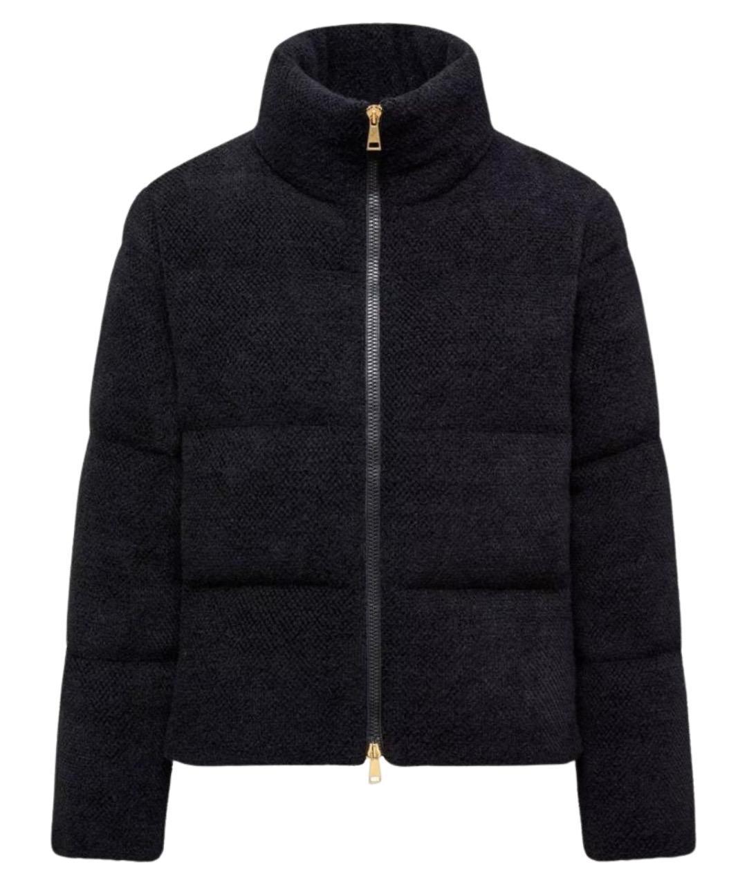 MONCLER Черный пуховик, фото 1