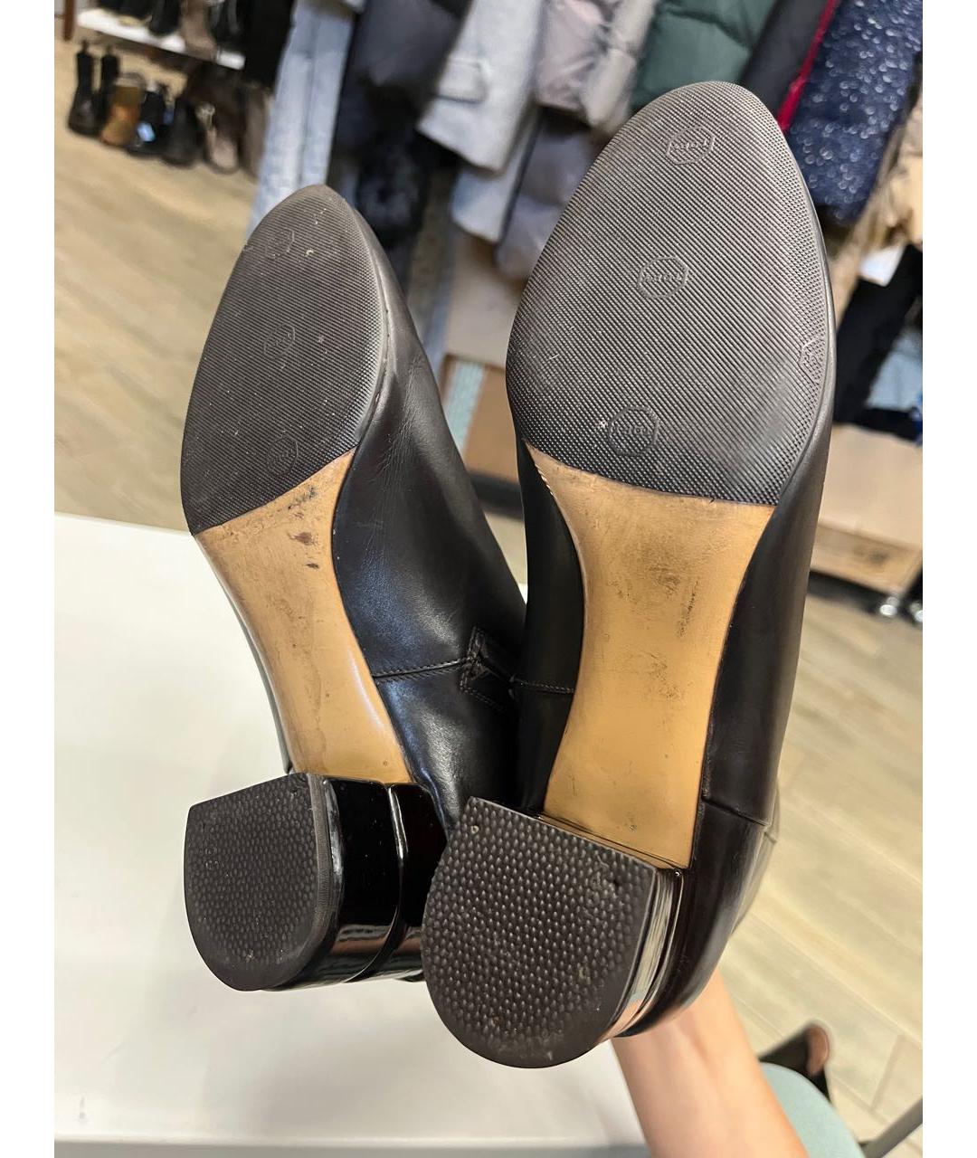 FERRAGAMO Коричневые кожаные ботильоны, фото 5