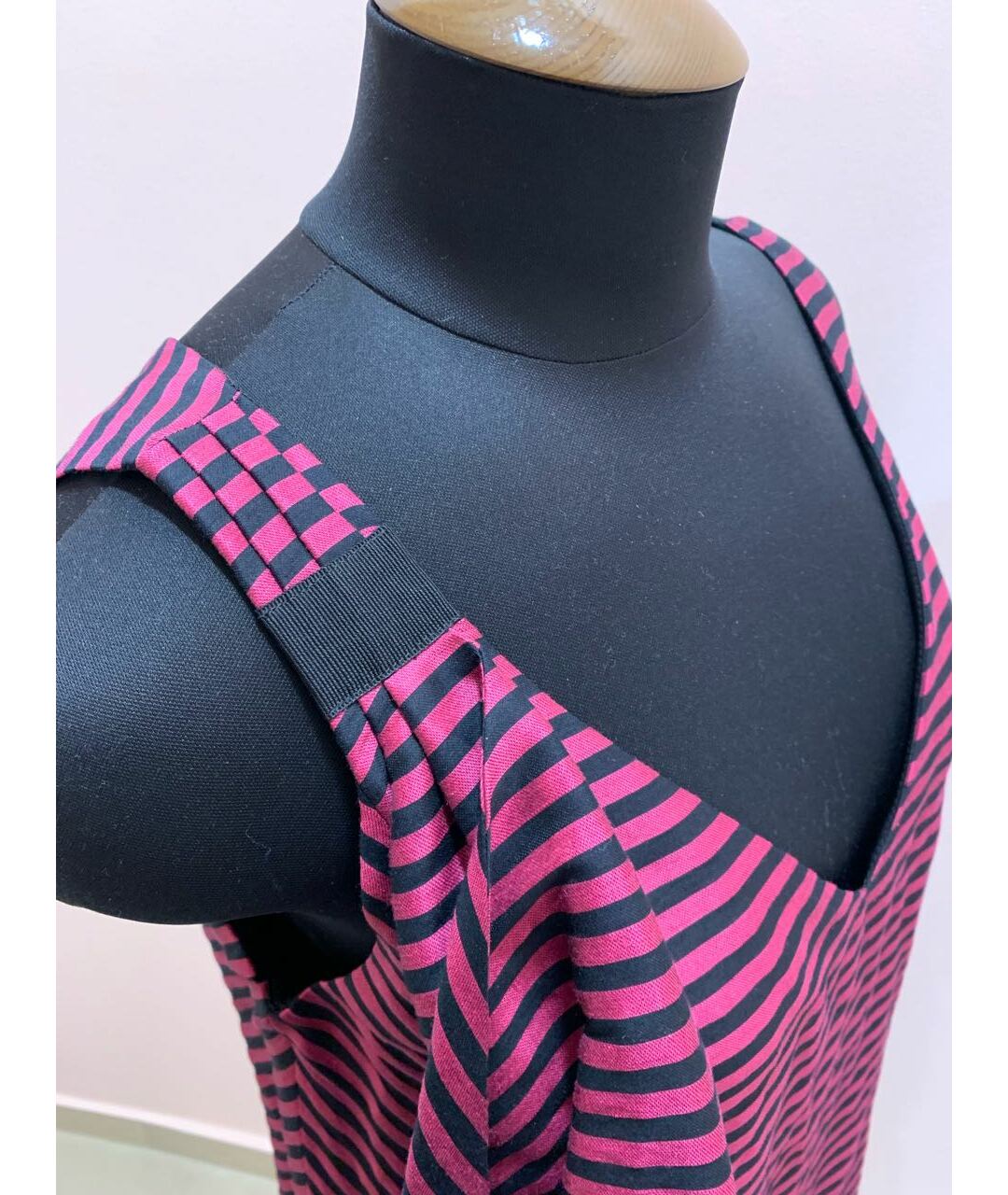 GIANFRANCO FERRE Фиолетовое синтетическое повседневное платье, фото 4