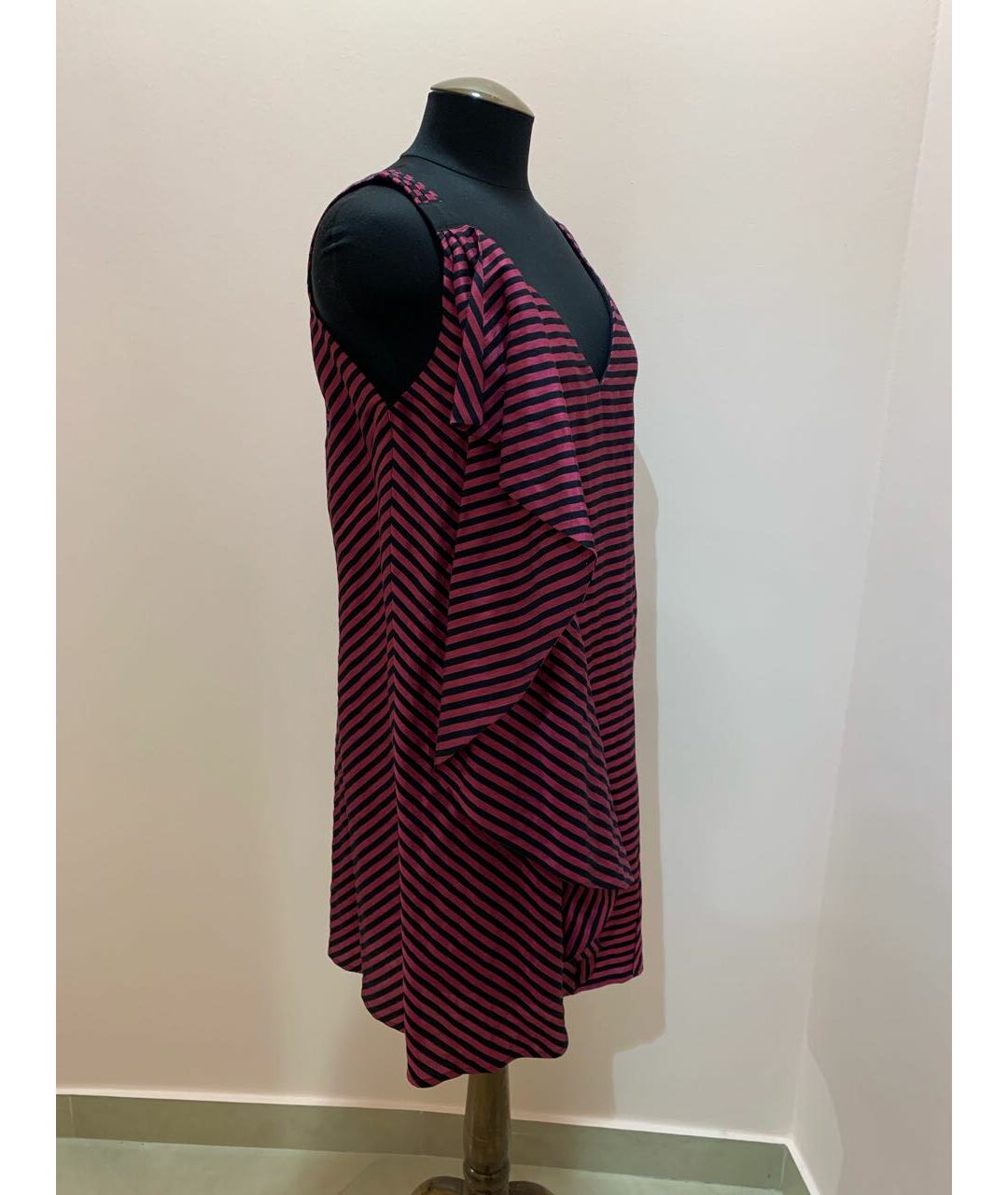 GIANFRANCO FERRE Фиолетовое синтетическое повседневное платье, фото 3