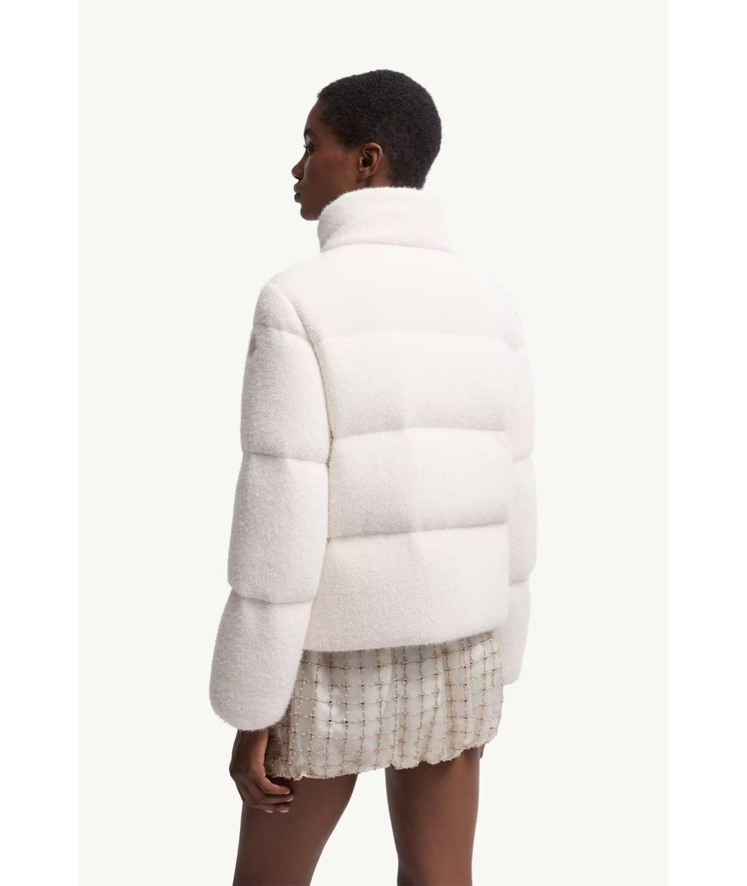 MONCLER Белый пуховик, фото 3