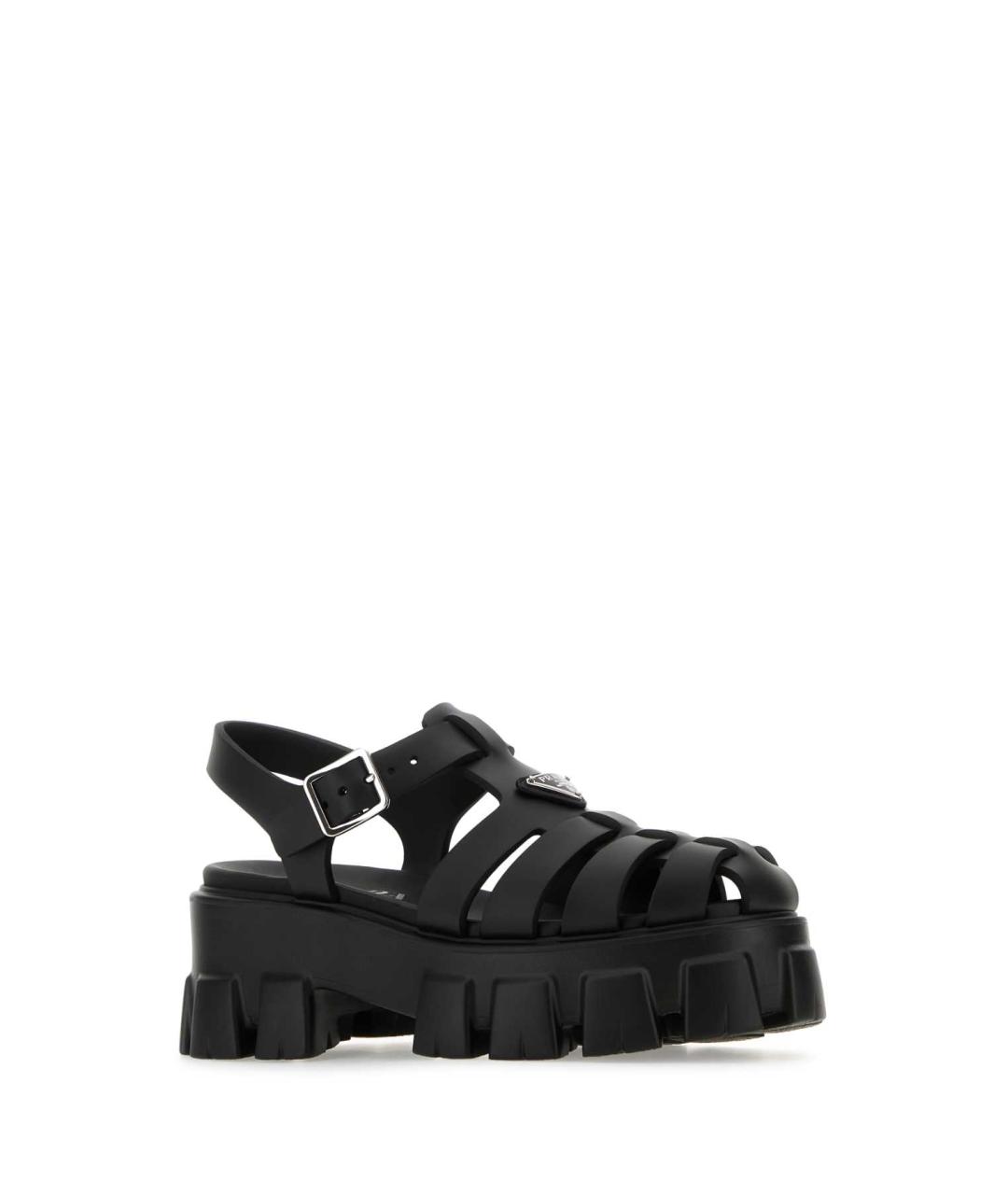 PRADA Черные сандалии, фото 2