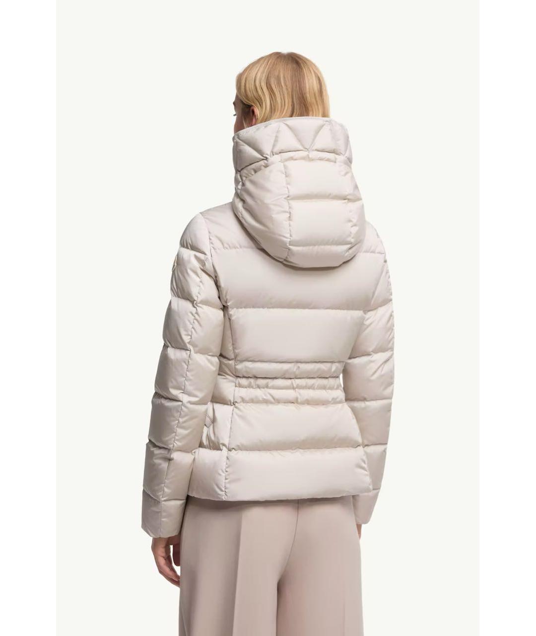 MONCLER Бежевый пуховик, фото 3
