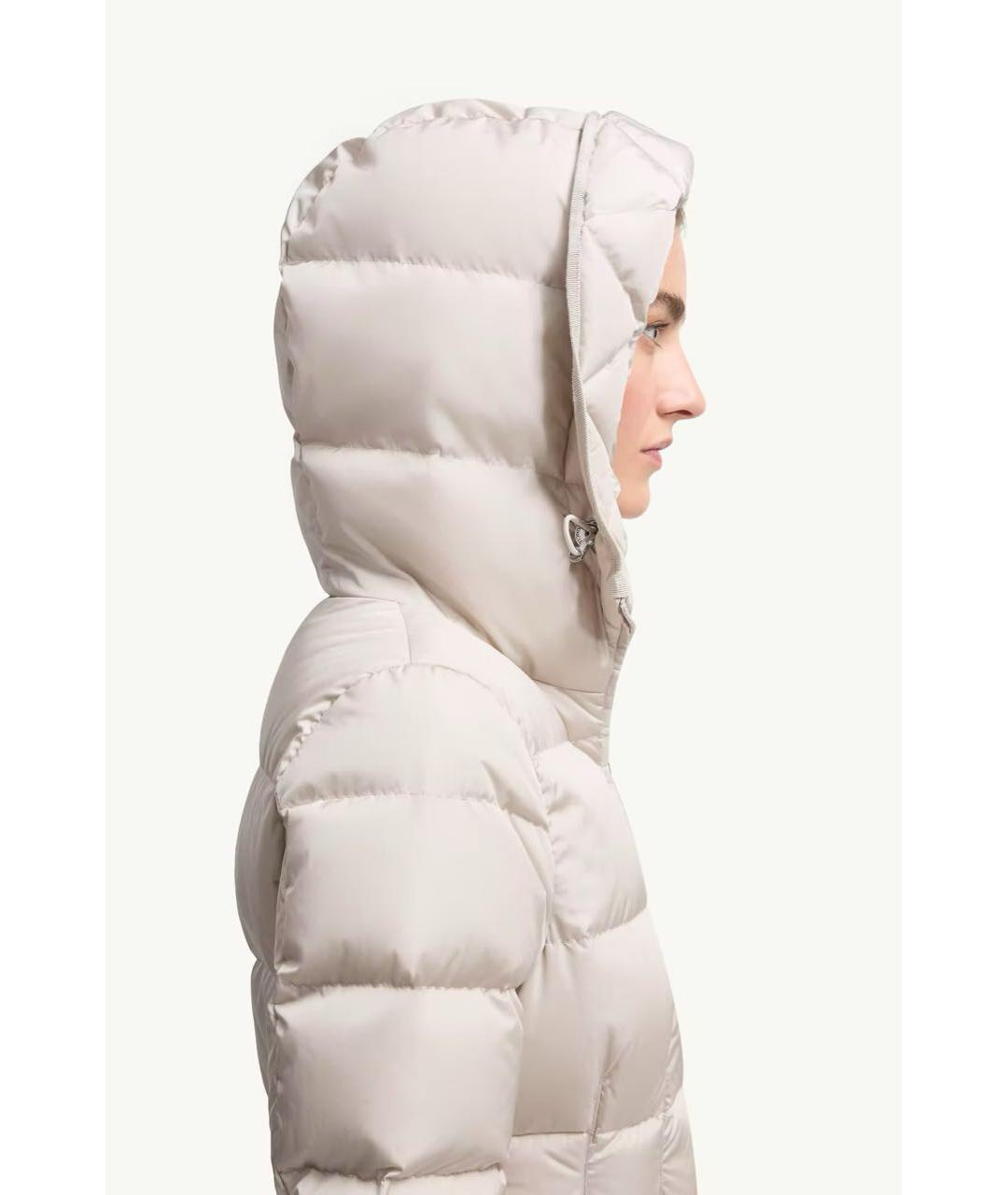 MONCLER Бежевый пуховик, фото 4