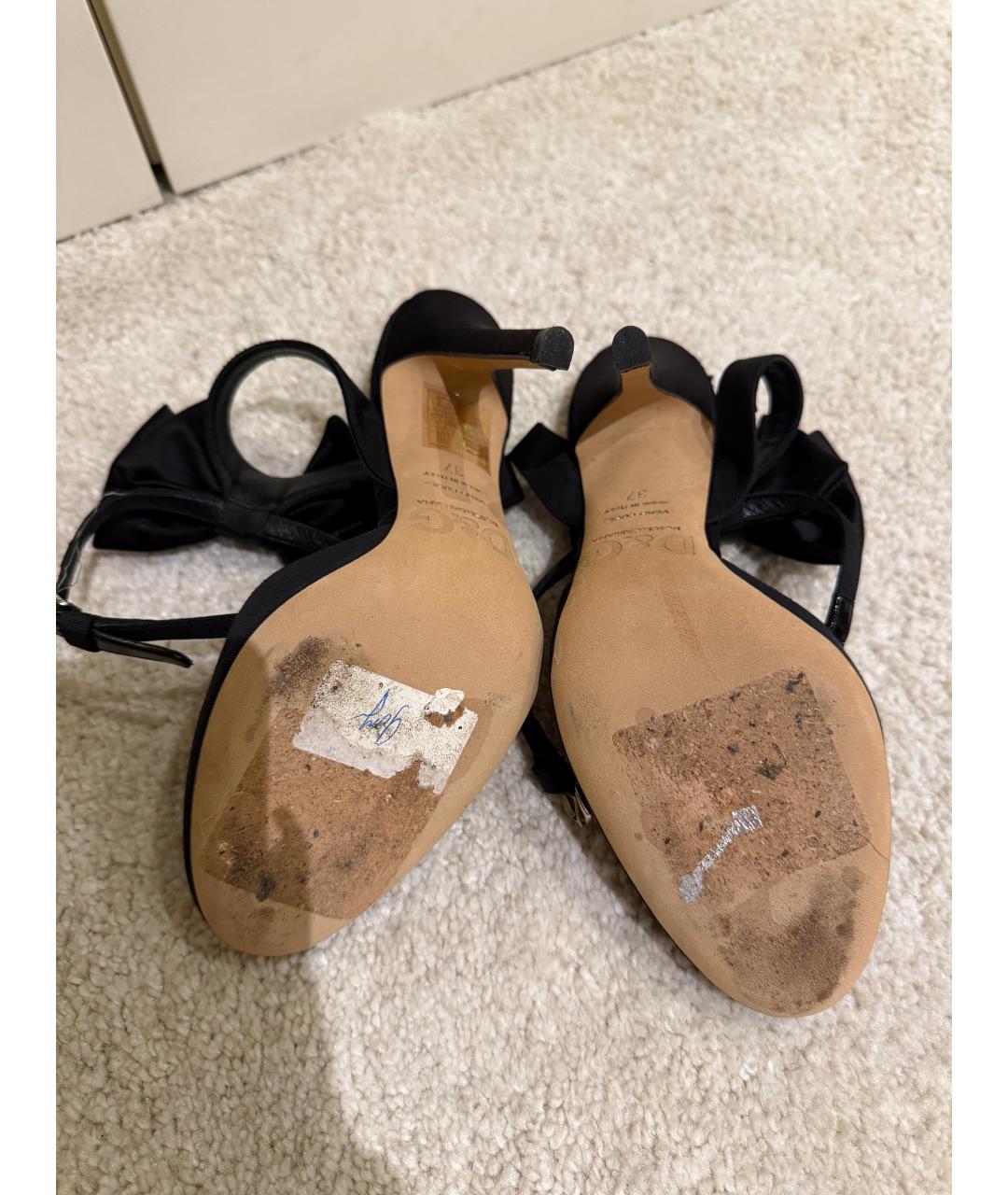 DOLCE&GABBANA Черные туфли, фото 5