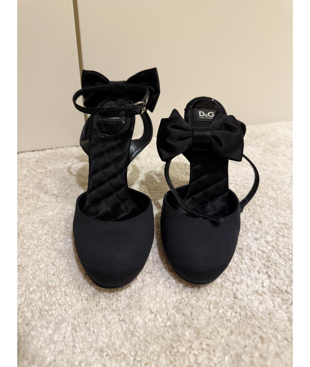 DOLCE&GABBANA Черные туфли, фото 2