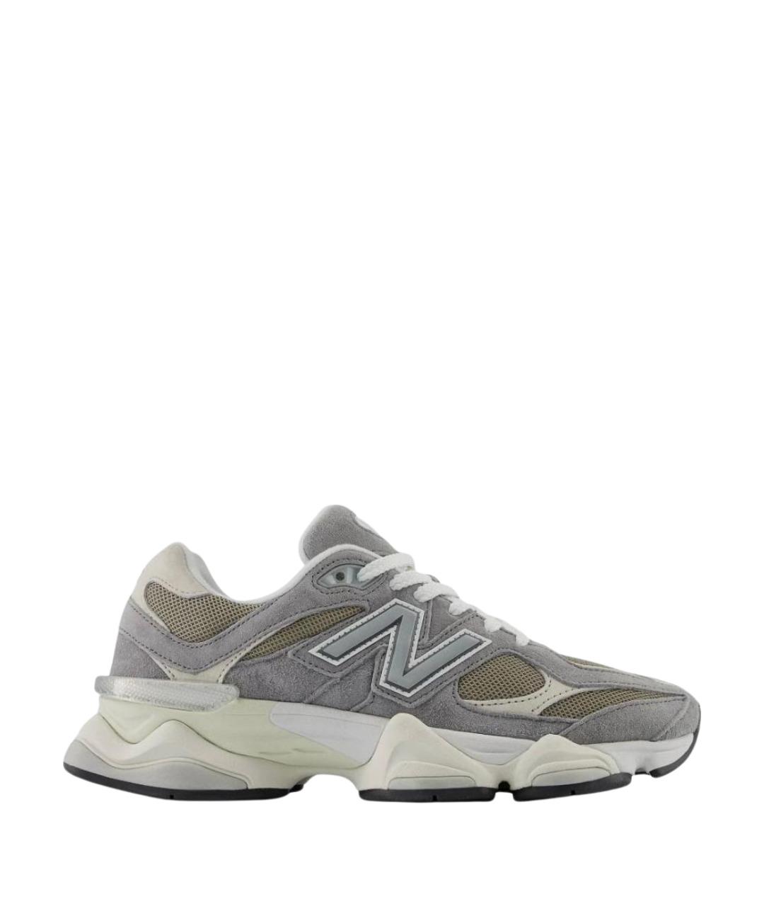 NEW BALANCE Серые замшевые кроссовки, фото 1