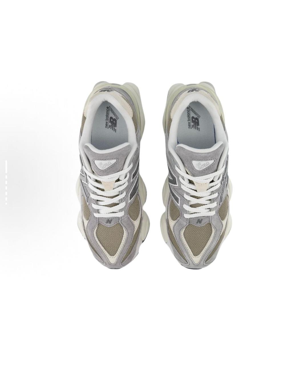 NEW BALANCE Серые замшевые кроссовки, фото 3