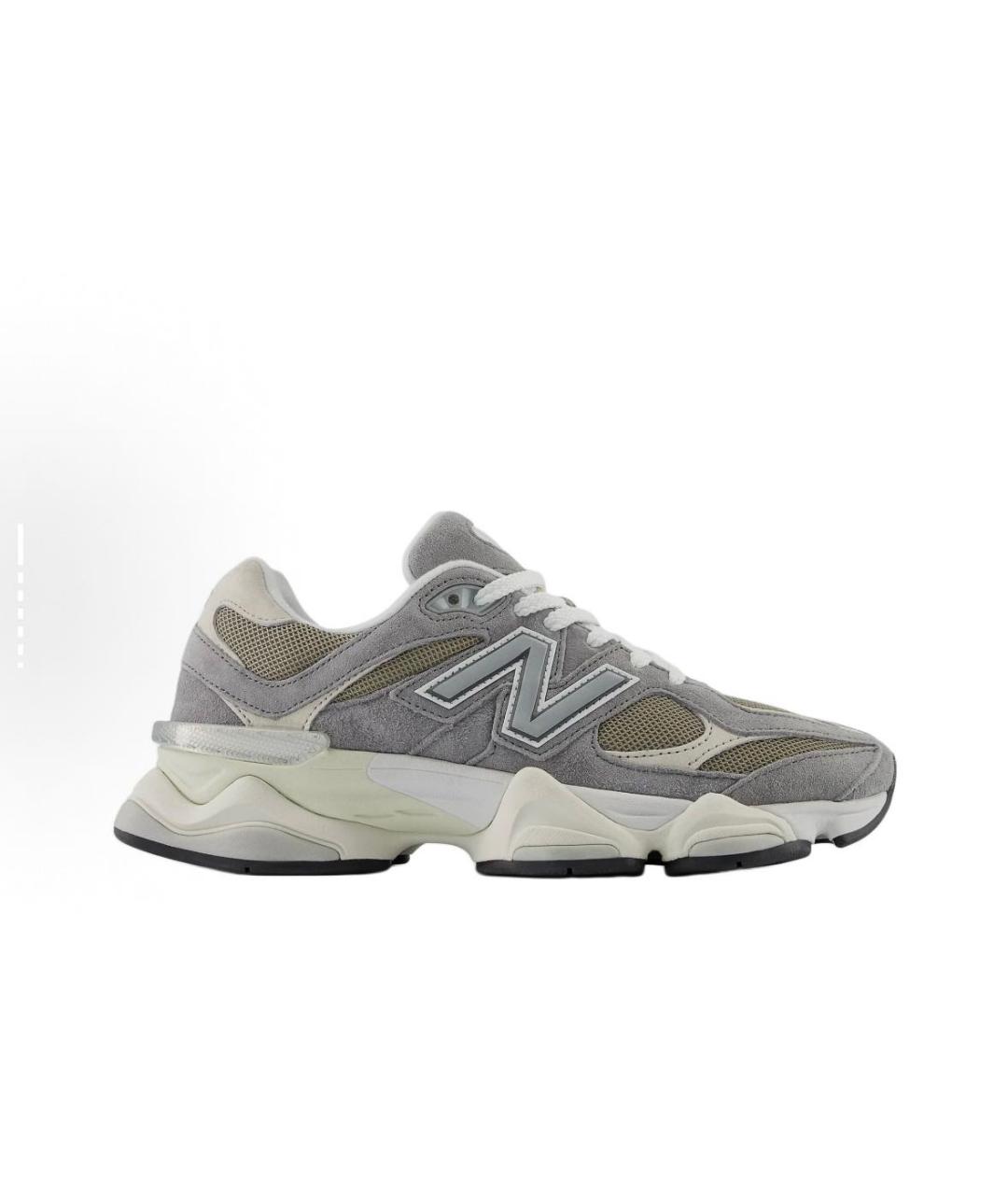 NEW BALANCE Серые замшевые кроссовки, фото 4