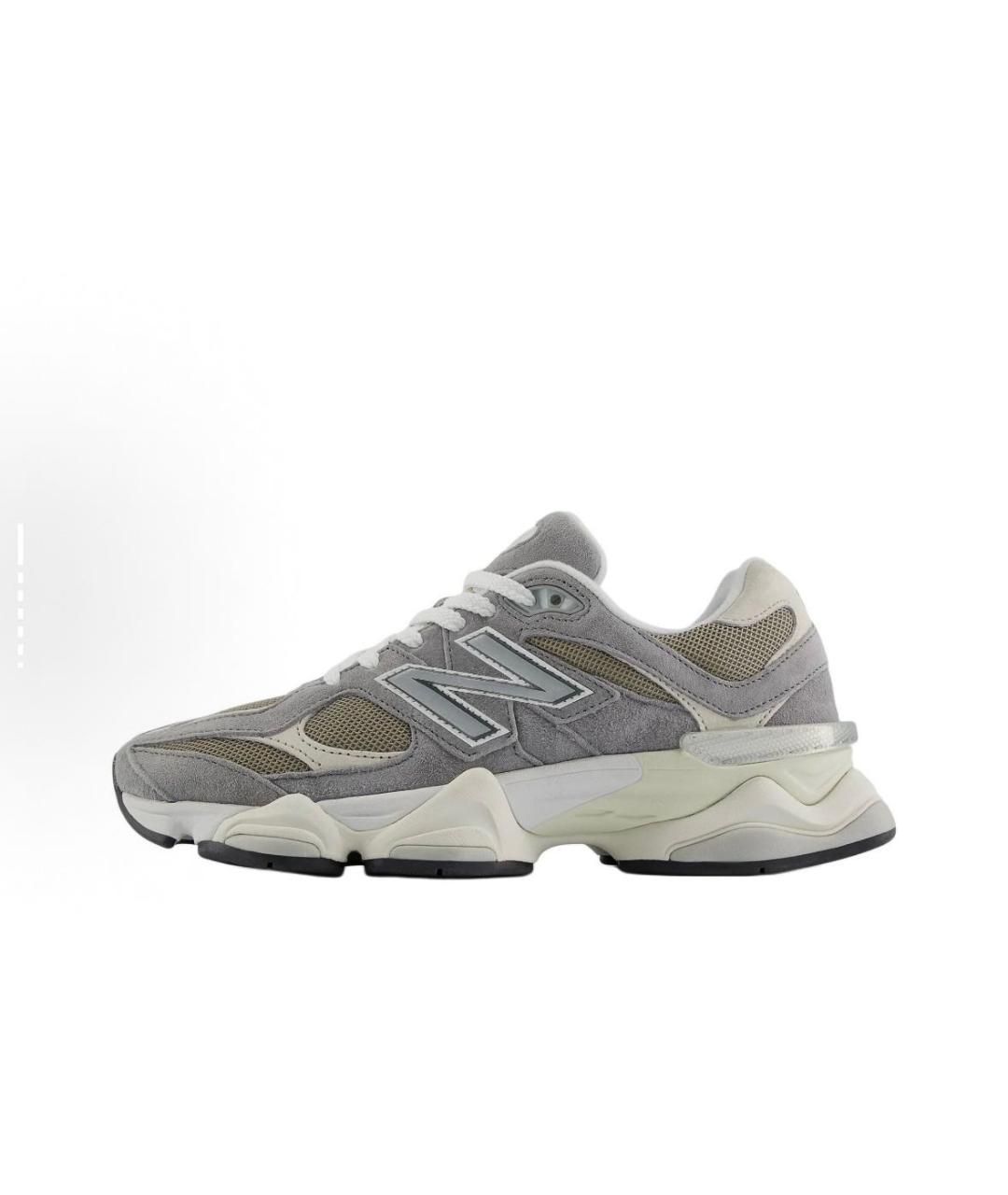 NEW BALANCE Серые замшевые кроссовки, фото 2
