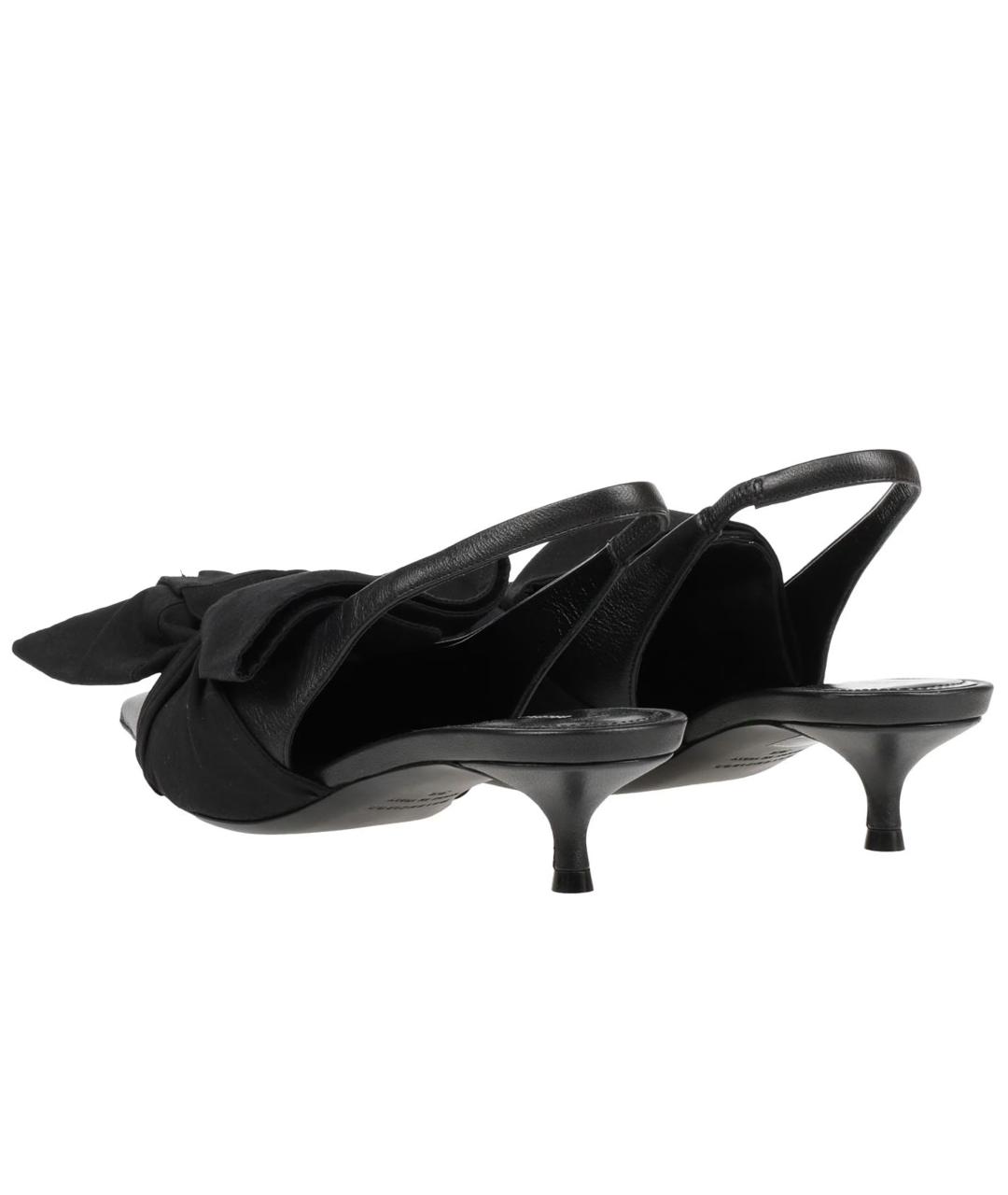 BALENCIAGA Черные кожаные туфли, фото 3