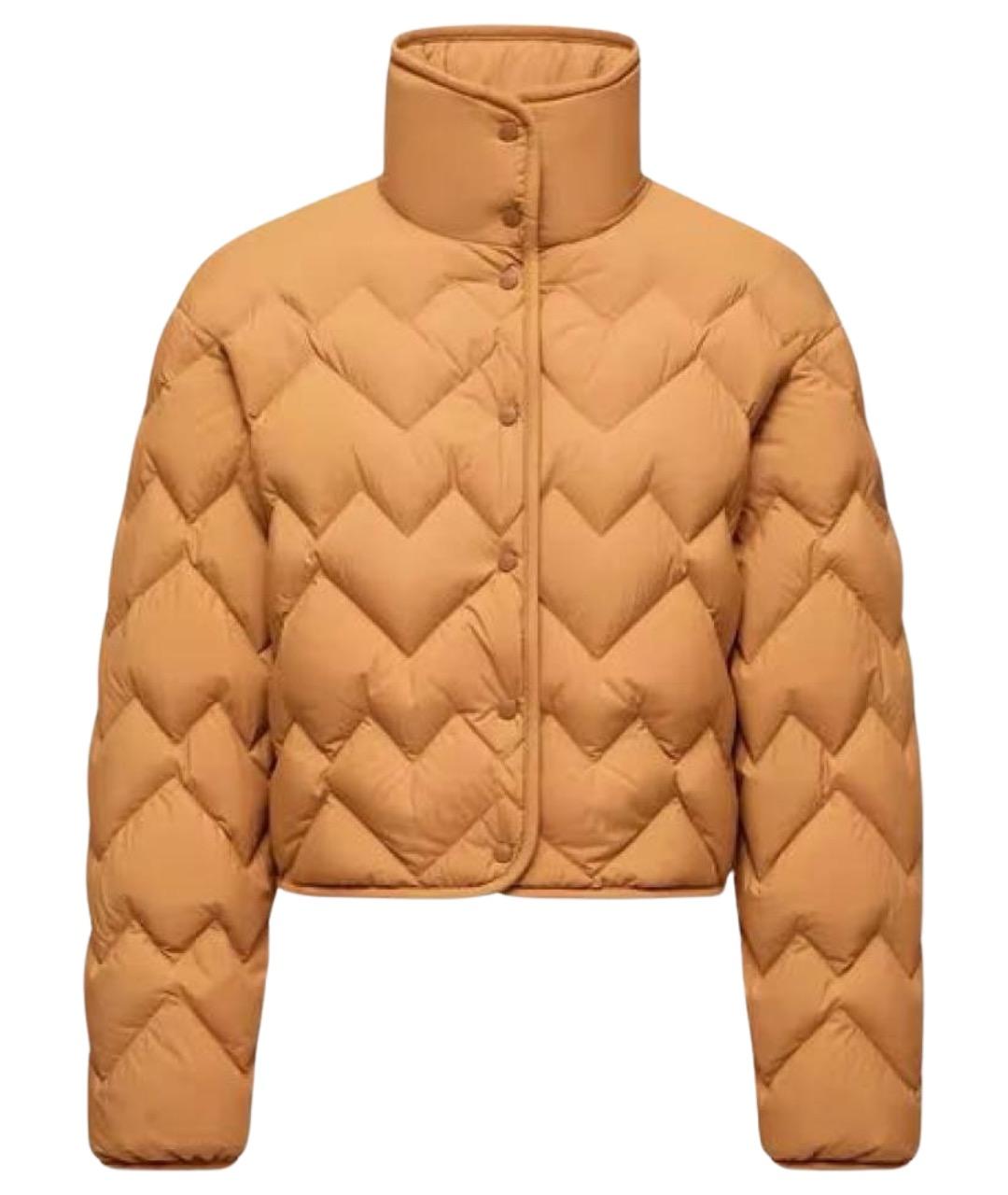 MONCLER Горчичный пуховик, фото 1
