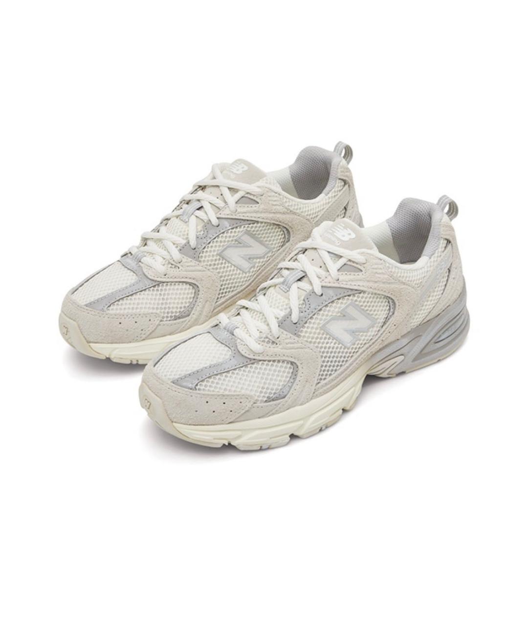 NEW BALANCE Бежевые текстильные кроссовки, фото 4