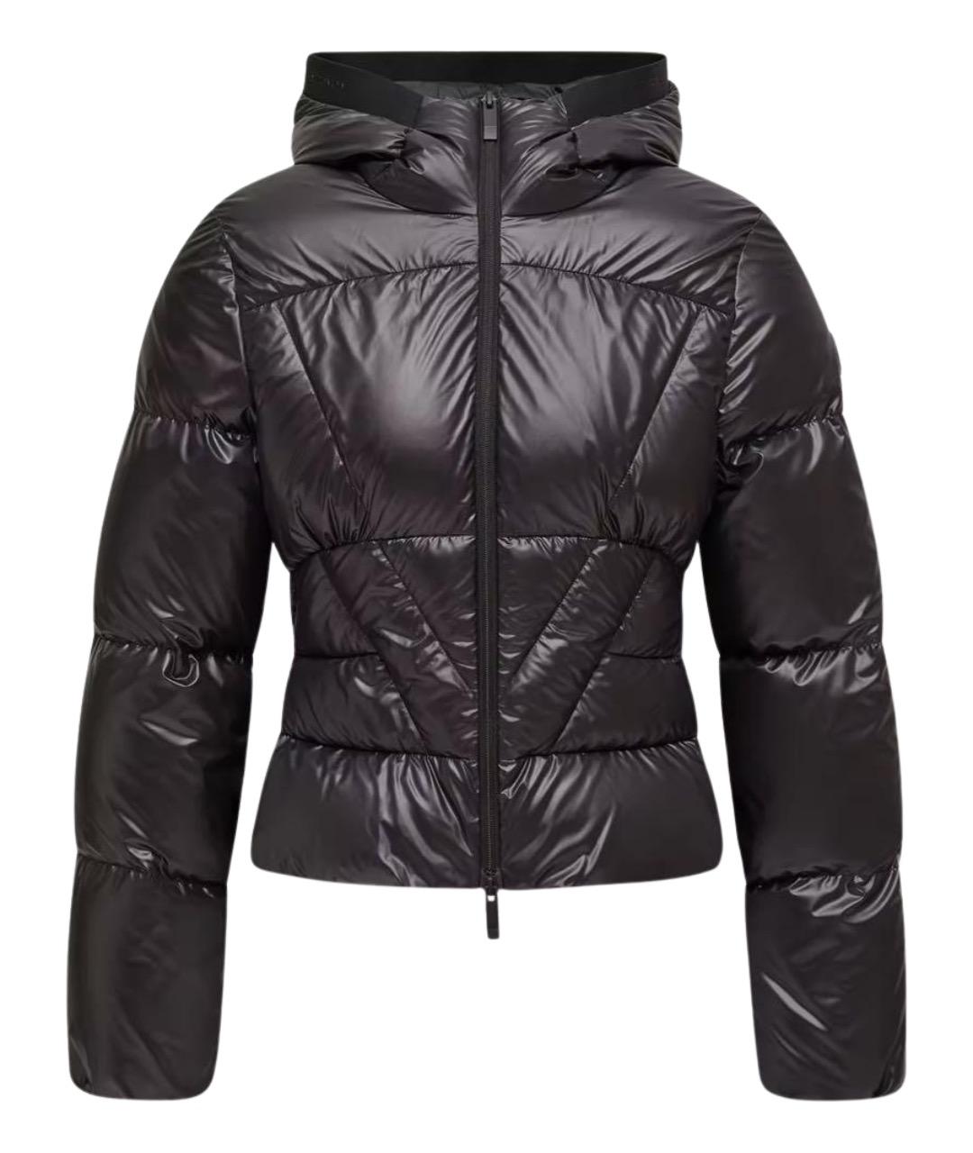 MONCLER Черный пуховик, фото 1