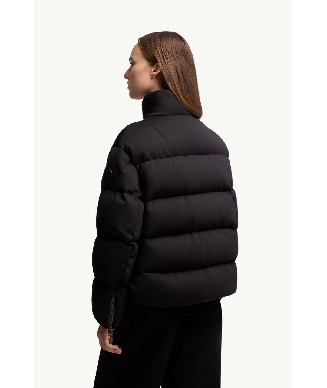 MONCLER Черный пуховик, фото 3