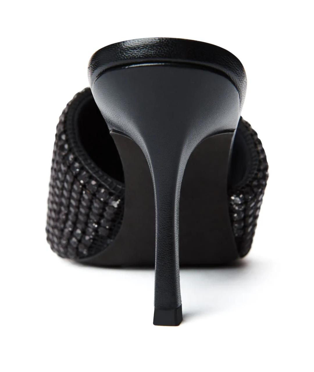 ALEXANDER WANG Черные кожаные мюли, фото 4