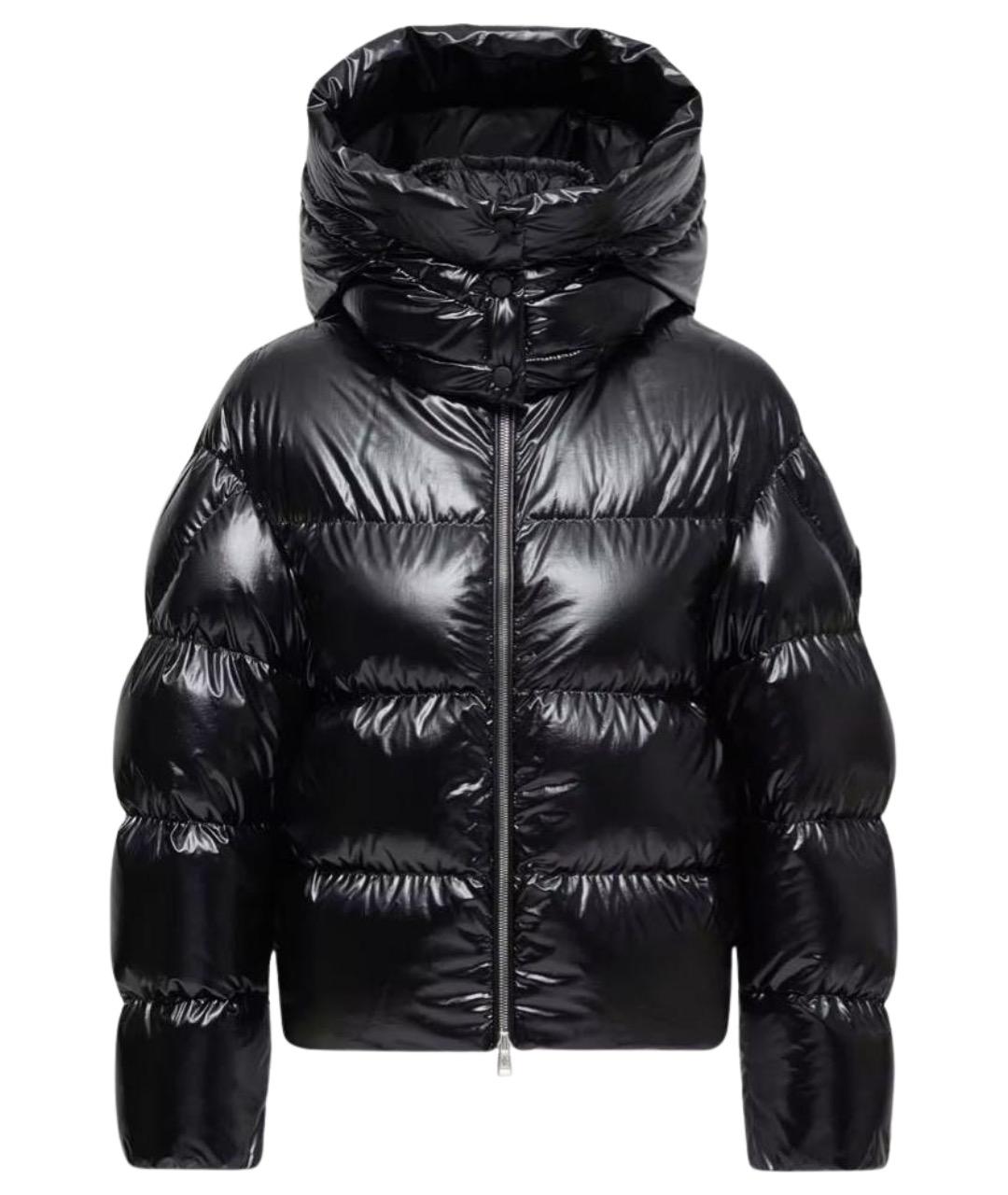 MONCLER Черный пуховик, фото 1