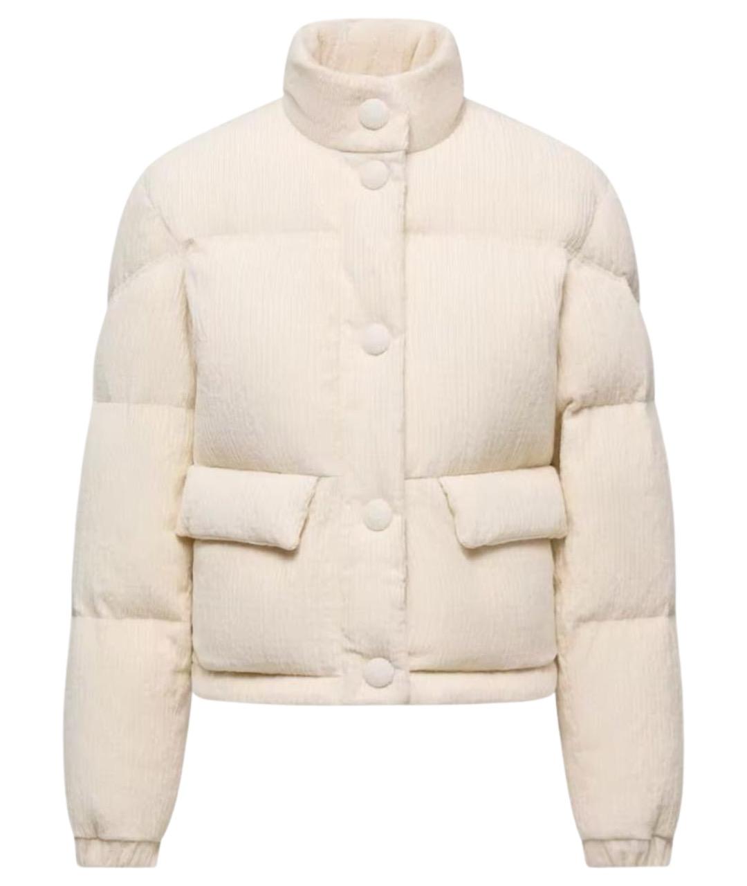 MONCLER Бежевый пуховик, фото 1