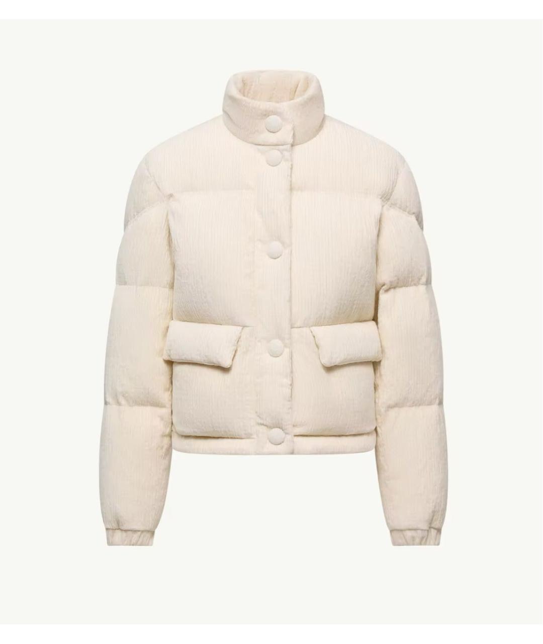 MONCLER Бежевый пуховик, фото 5