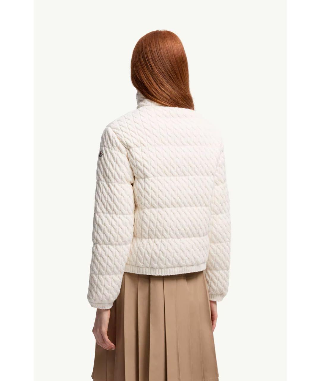 MONCLER Белый пуховик, фото 5