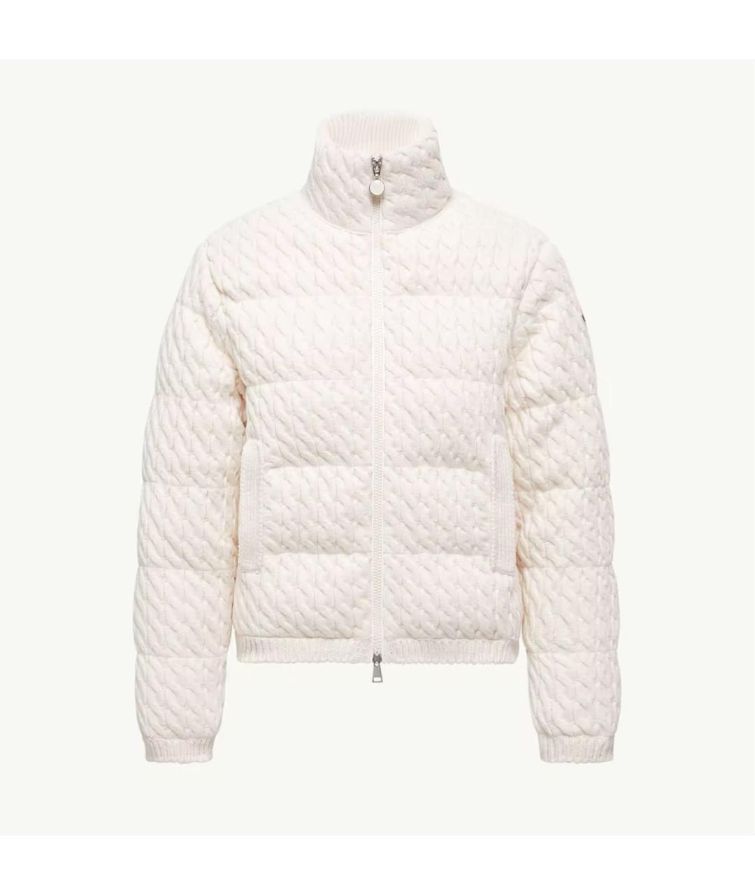 MONCLER Белый пуховик, фото 7