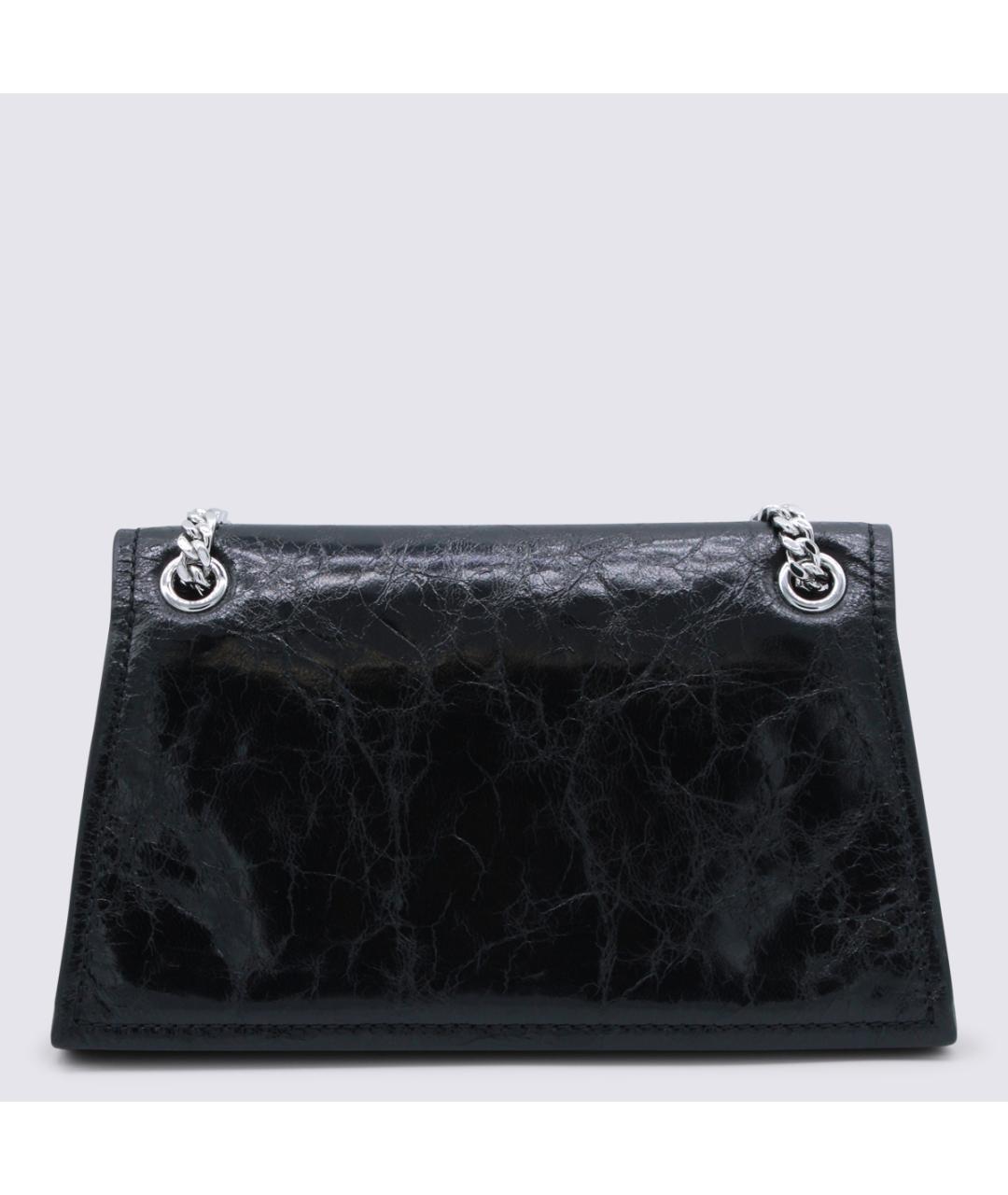 TORY BURCH Черная кожаная сумка через плечо, фото 3