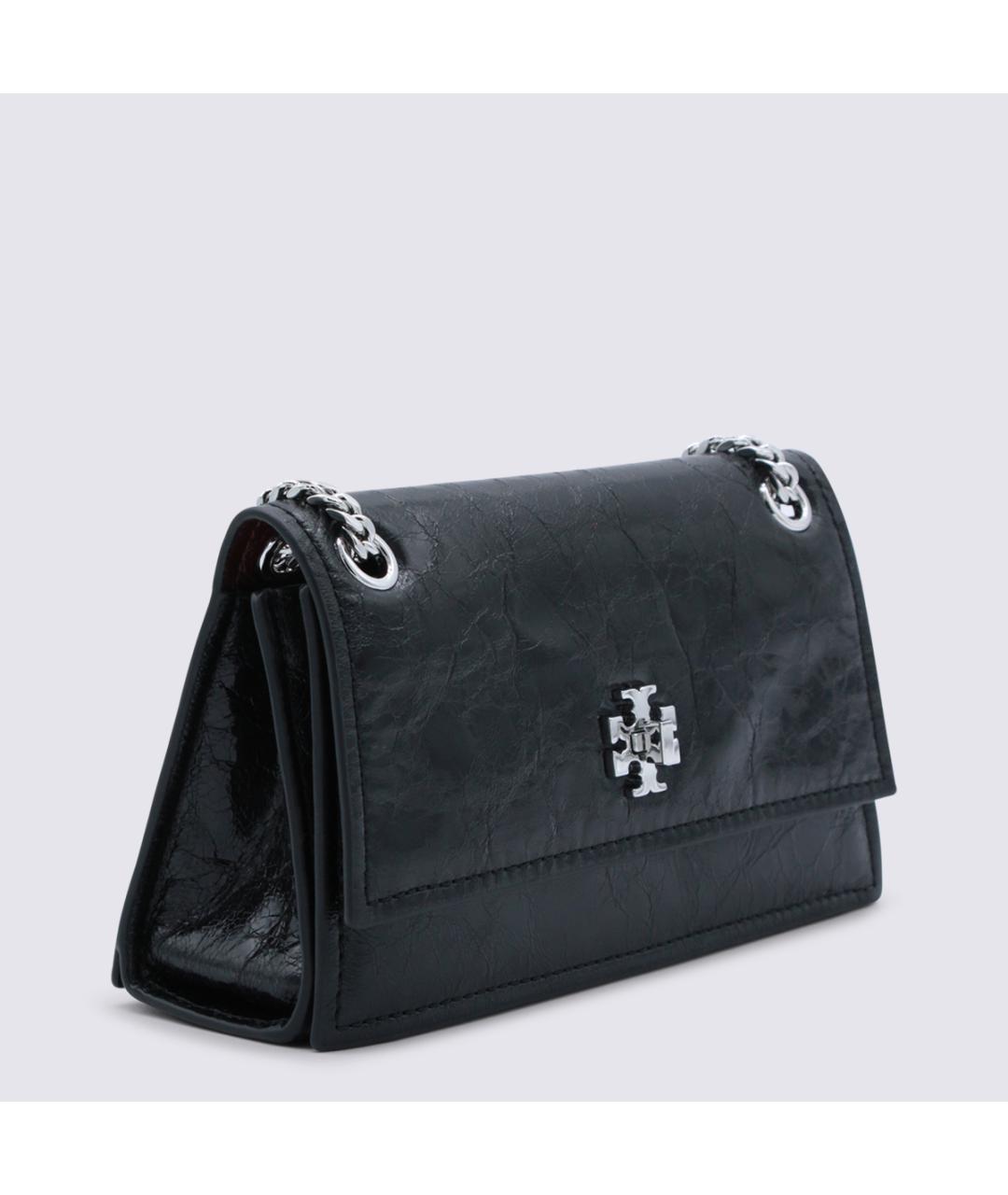 TORY BURCH Черная кожаная сумка через плечо, фото 2