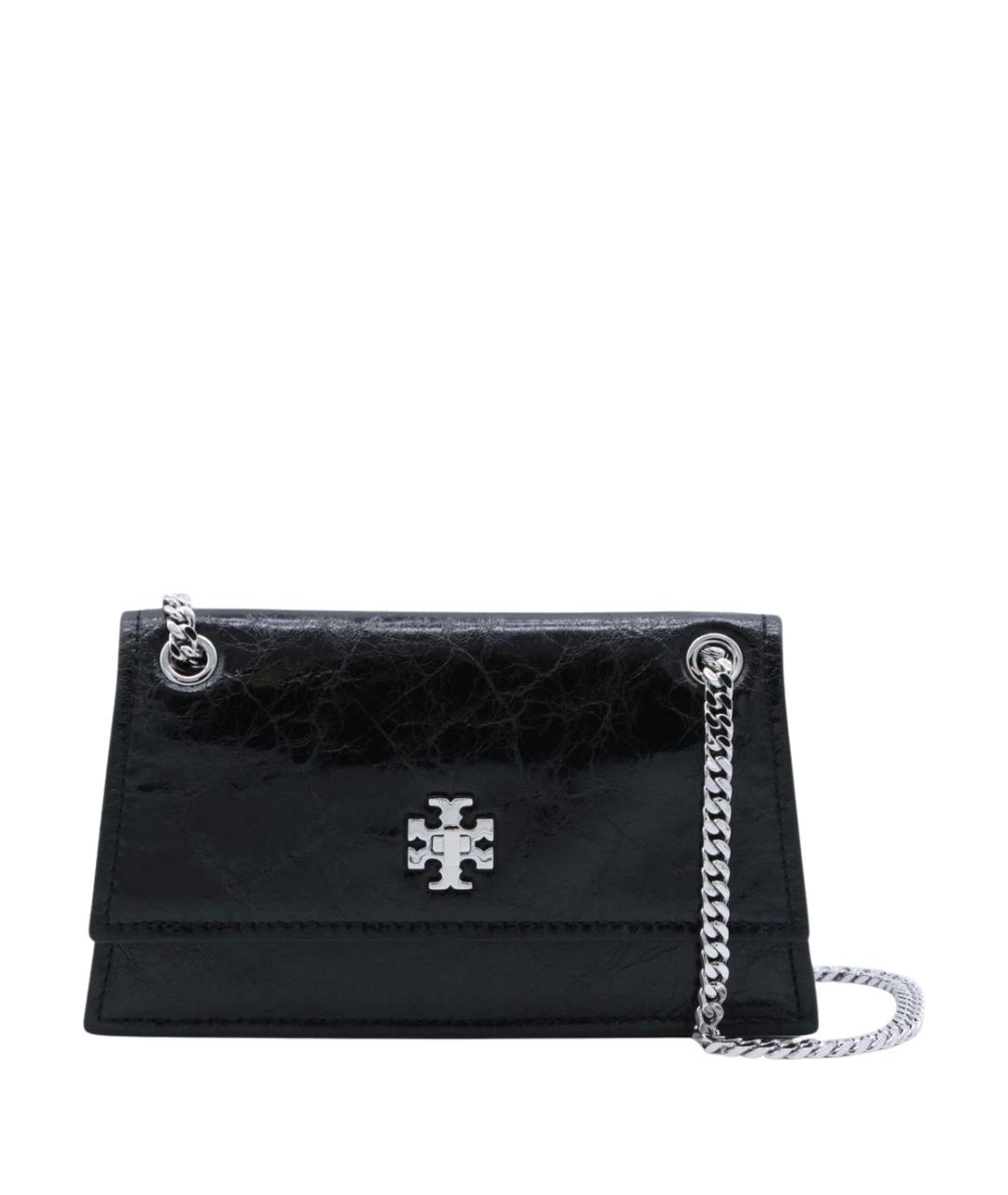 TORY BURCH Черная кожаная сумка через плечо, фото 1