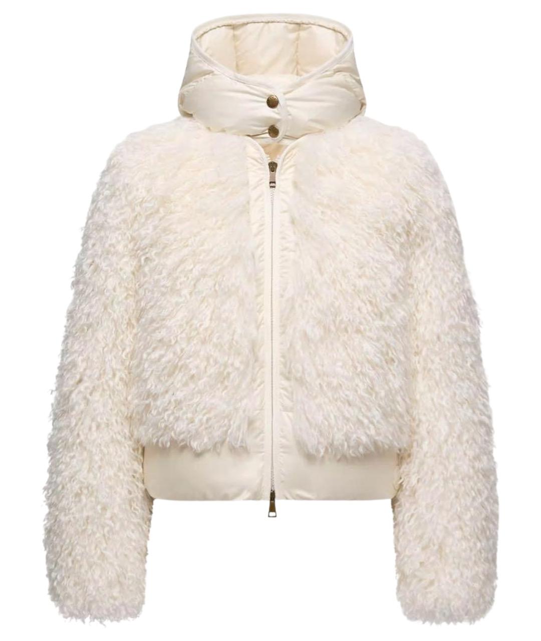 MONCLER Бежевый пуховик, фото 1